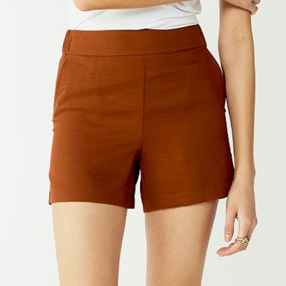 Uber Cute Women's Nine West Mid-Rise Pull-On Soft Shorts, EUC